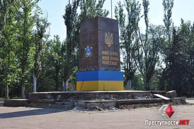 ленин николаев демонтаж памтяник