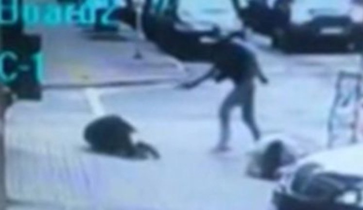 Killing of ex-Duma MP Denys Voronenkov. SURVEILLANCE VIDEO