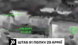 Operators from the 413th Regiment carried out a drone raid, destroying the headquarters of the Russian Federation’s 91st Regiment in the village of Mykilske in Donetsk Oblast.