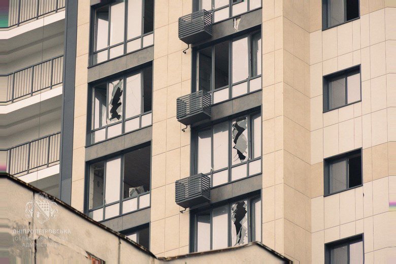 strike on the Dnipro