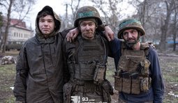 Троє піхотинців батальйону Alcatraz 93-ї бригади Холодний Яр