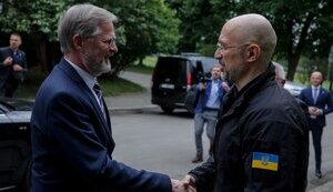 Shmyhal discussed defence and economic cooperation with Fiala. PHOTO
