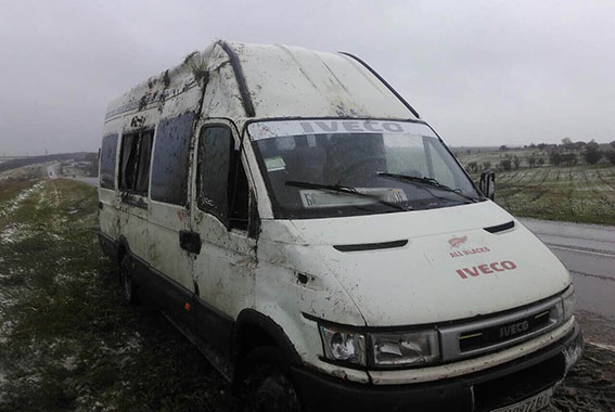 Рейсовый автобус перевернулся на Одесчине, пятеро пострадавших, - Нацполиция 02