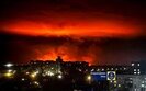 Fire in area of training ground in Berdiansk