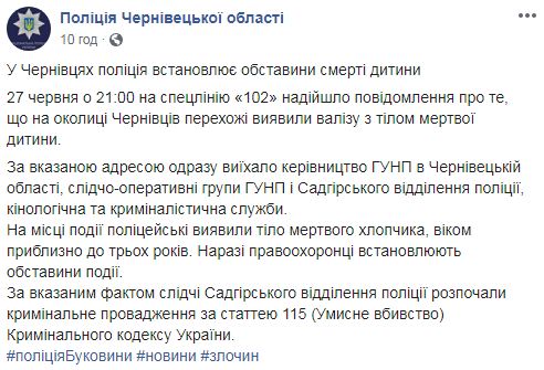 Перехожі знайшли валізу з тілом дитини в Чернівцях, - поліція 02
