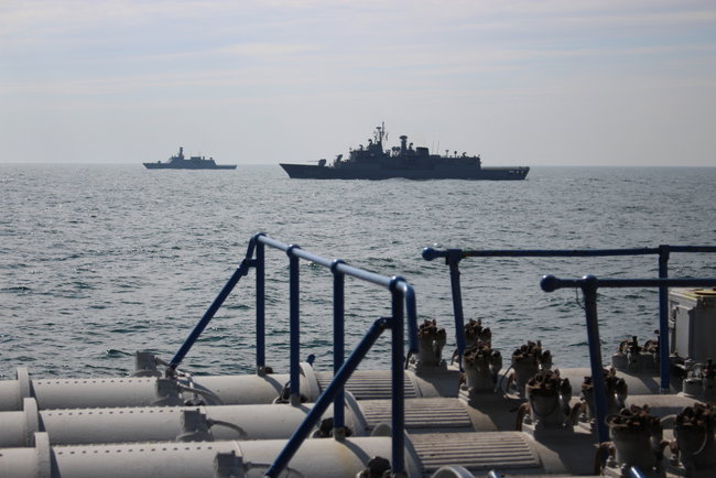 Ukrainian, Turkish warships conducted PASSEX drills in Black Sea 05