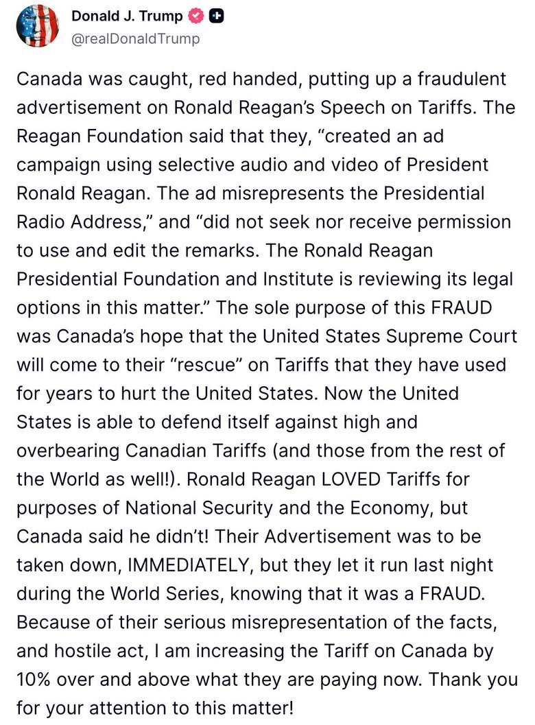 допис трампа