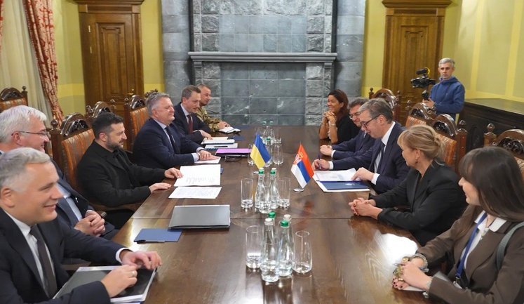 Zelenskyy and Vučić discuss European integration of Ukraine and Serbia and Russian strikes. VIDEO
