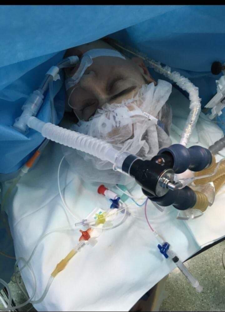 Петро на операційному столі в білоруській клініці