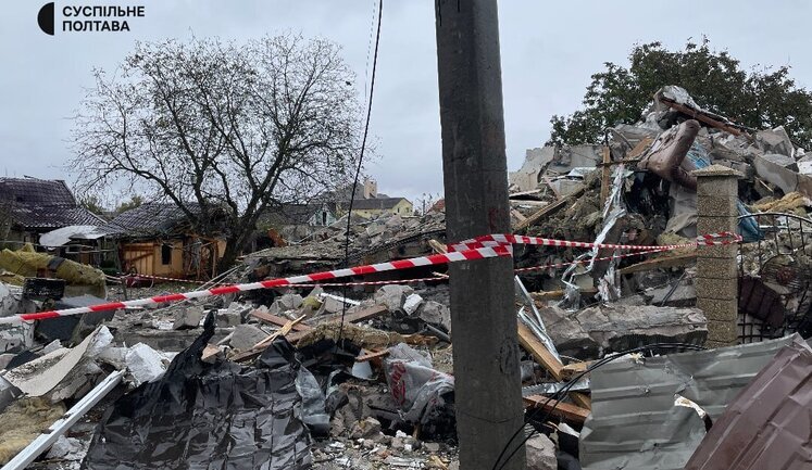 In Poltava Oblast, 50 residential buildings and apartments damaged as result of enemy attack. PHOTOS