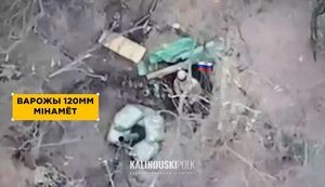 Drone operators of Kalinoŭski’s regiment attack Russian army positions: "You have been spotted". VIDEO