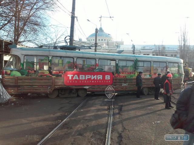 одесса дтп трамвай