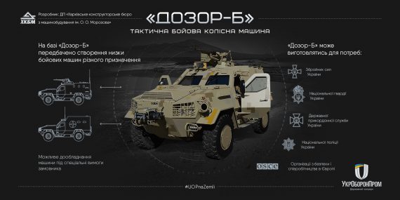 ЗСУ взяли на озброєння тактичну бойову машину Дозор-Б 01