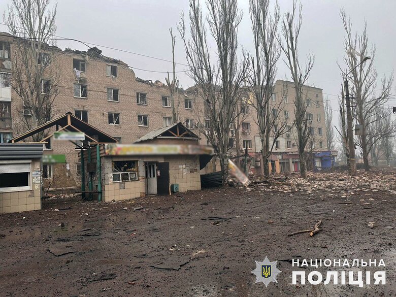 Последствия обстрелов 14 населенных пунктов Донецкой области 06