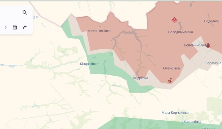 Враг продвинулся в Андреевке на Сумщине, - DeepState