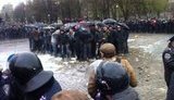 6 років тому мітинг прихильників "русского мира" в Запоріжжі закидали яйцями. ВIДЕО