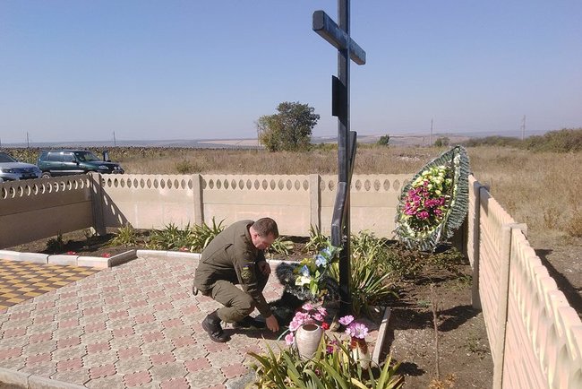 Нацгвардейцы посетили место гибели генерала Кульчицкого 04