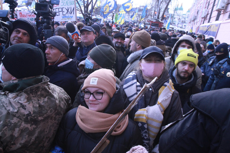 Хода на підтримку Порошенка з-під Печерського суду до Офісу Зеленського 10