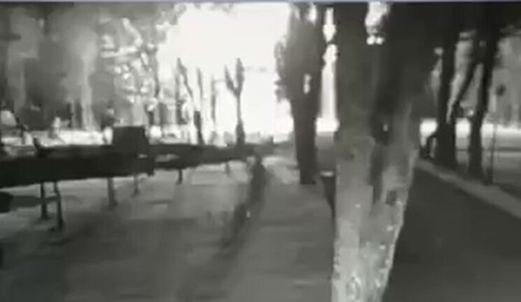 Moment of night attack on Kharkiv’s Central Park. VIDEO