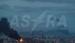 Атака дронов на Петербург: горит крупнейший топливный терминал города - нефтебаза "Ручьи", - СМИ. ФОТО