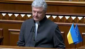 Пятый президент Украины, лидер "Европейской солидарности" Петр Порошенко