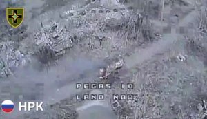PEGAS kamikaze drones of 28th SMB destroyed four ground robots, three cars and cannon belonging to occupiers. VIDEO