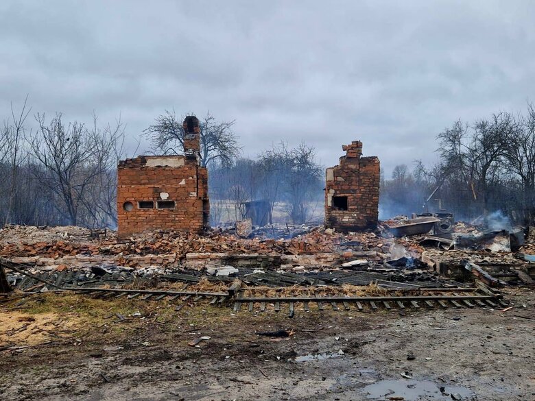 Consequences of the attack on Chernihiv region on 15 March 2025