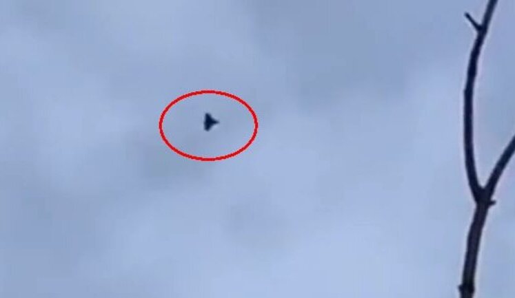 Soldiers on ground film anti-aircraft drone attacking Russian "Gerbera" UAV: "Look, there’s FPV right behind it! It hit!". VIDEO