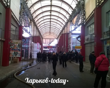 пожар харьков барабашово