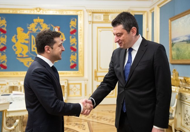 Зеленський зустрівся з премєром Грузії Гахарією: обговорили євроатлантичну інтеграцію 02
