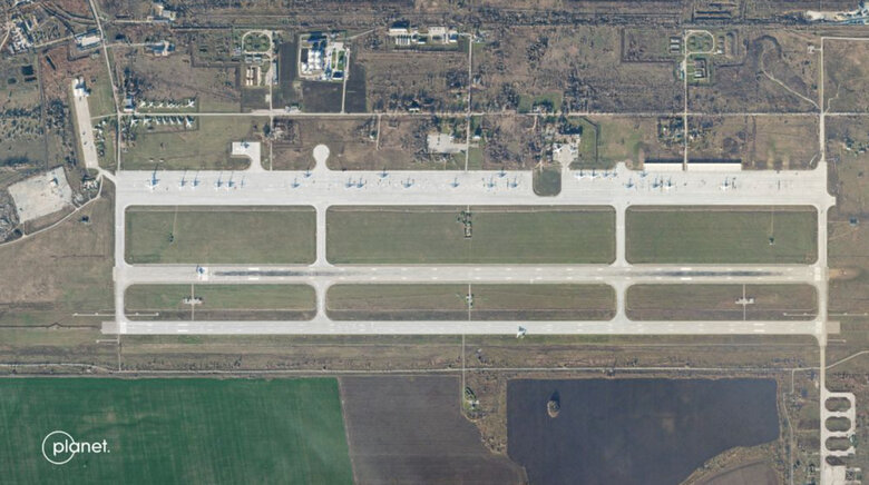 Майже 2 десятки дальніх бомбардувальників поблизу Саратова, ймовірно, готуються до нового ракетного удару по Україні, - Spiegel 06