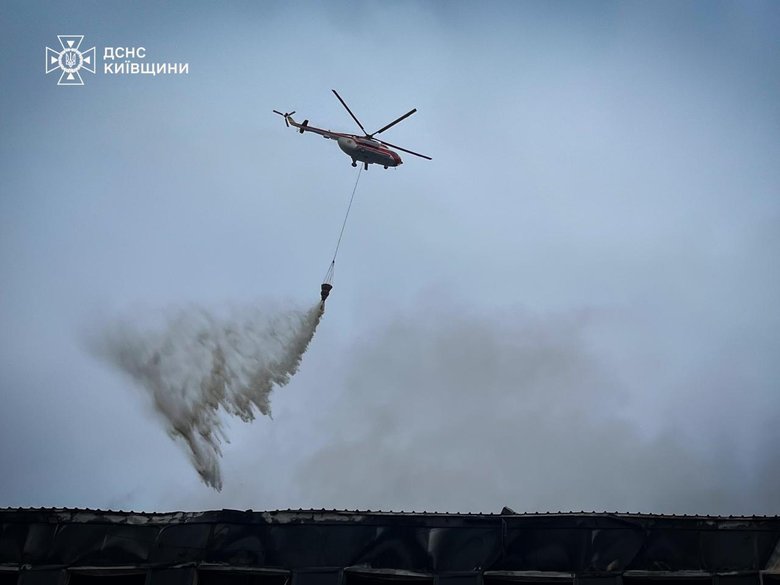 Consequences of the attack in the Kyiv region