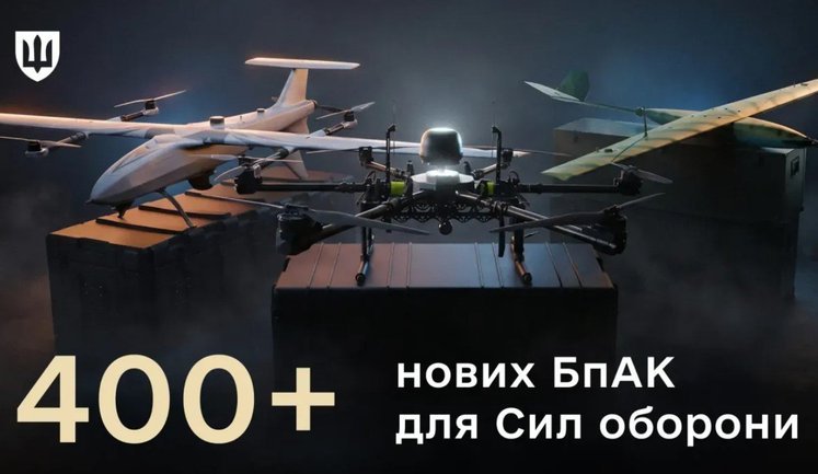 Ukrainian "Sokils," "Hydras" and "Kruks": over 400 new UAS codified since start of year – Defence Ministry