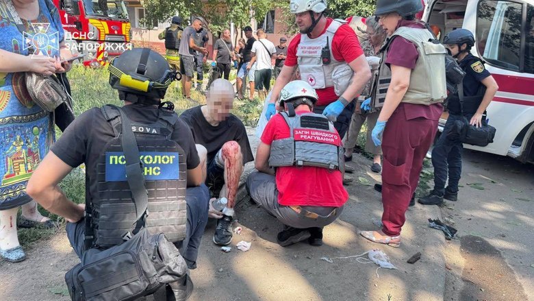 Обстріл Запоріжжя
