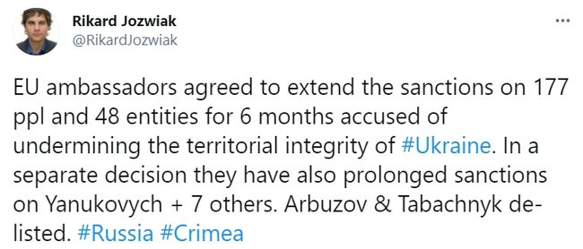 Посли ЄС виключили Арбузова і Табачника зі списку санкцій, - Йозвяк 01