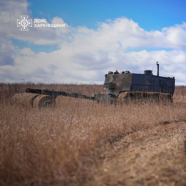 Вітчизняна машина для підготовки ґрунту до розмінування