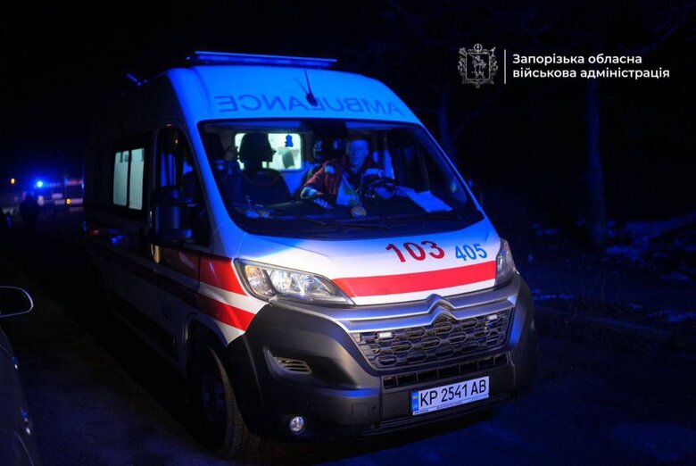 Медики надали допомогу постраждалій внаслідок російської атаки на Запоріжжя