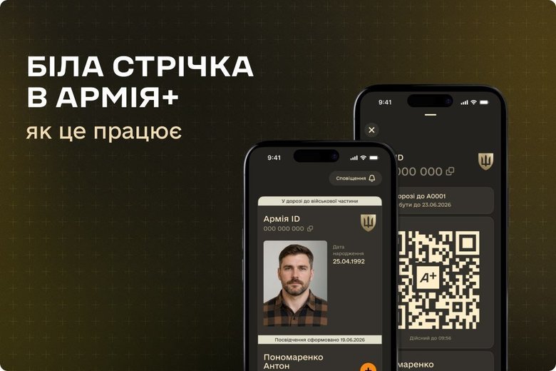 В Армія+ з'явилася біла стрічка для військових у СЗЧ