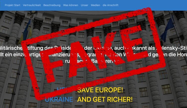 Российские спецслужбы создали фейковый интернет-портал, направленный на дискредитацию Зеленского в Западной Европе, - ОПУ