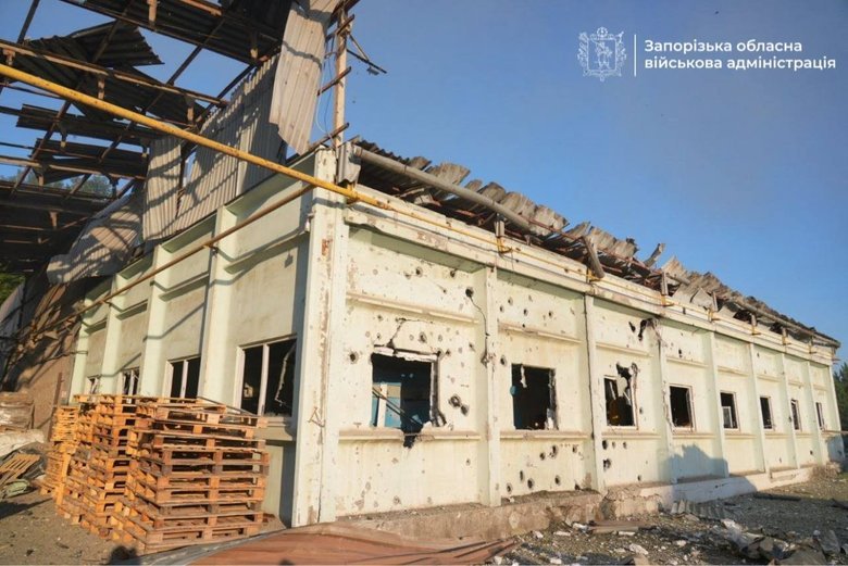 запоріжжя після обстрілу