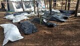 Mass grave in Izium