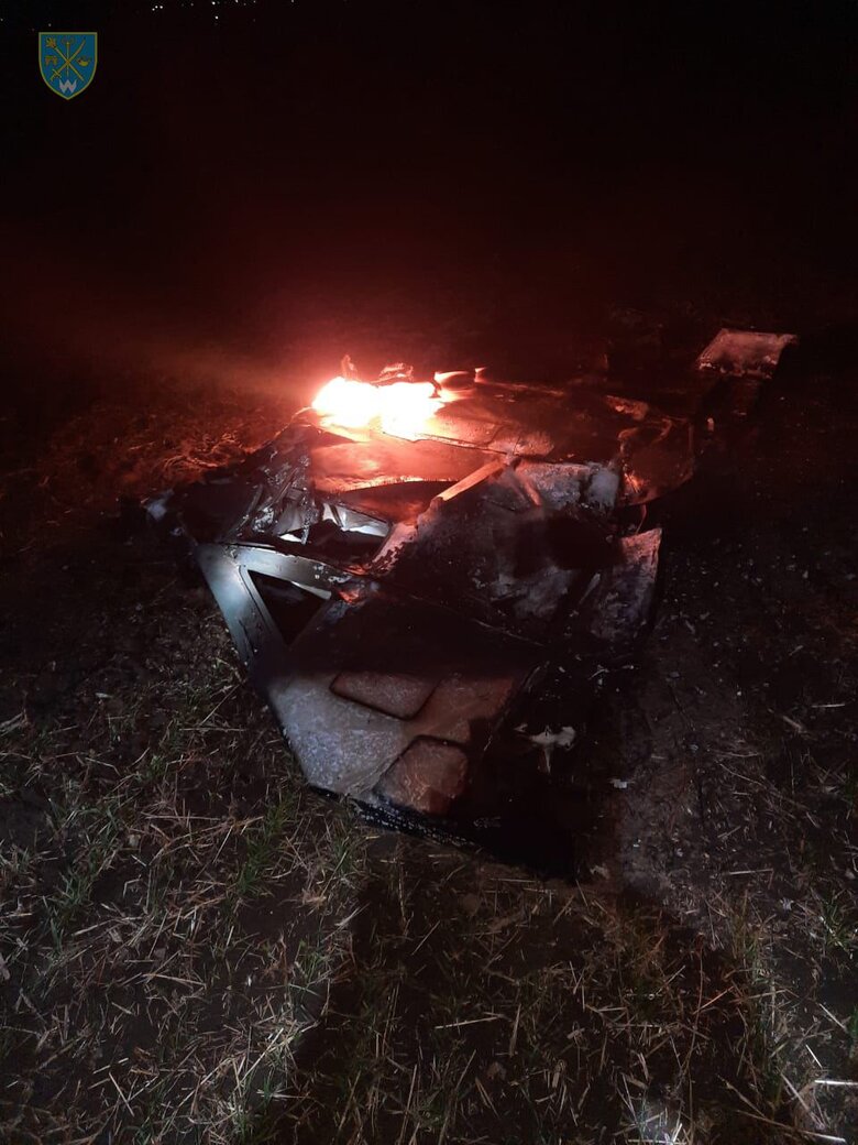 Уламки ворожого Шахеда, знищеного на Вінниччині 01