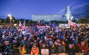 protest in Slovakia