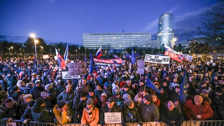 протест в Словаччині