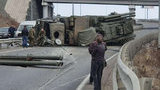 Вантажівка з ракетно-гарматною системою "Панцир" перекинулася в Росії. ВІДЕО+ФОТО