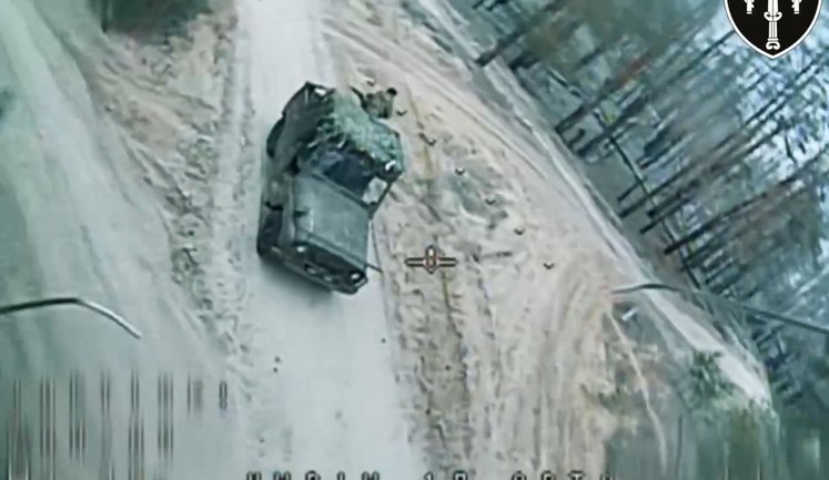 SIGNUM drone operators destroy UGV, vehicles and Russian equipment hideout in Lyman direction. VIDEO