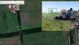 Кадри з місця підриву автомобіля з нацгвардійцями в Авдіївці: Яма діаметром три метри і метр глибиною, запчастини розкидано в радіусі 20 метрів. ВІДЕО+ФОТОрепортаж