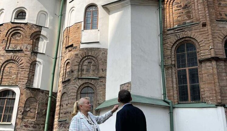 Рашисты повредили Софийский собор в Киеве. ФОТОрепортаж