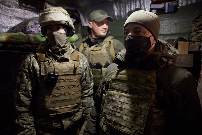 Берегите себя, вы - герои!, - Зеленский встретился с военнослужащими на передовой (обновлено) 02