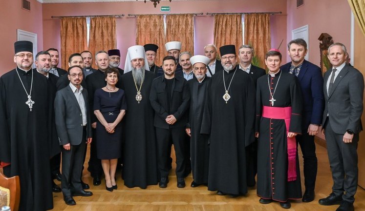 Зеленський зустрівся із членами Всеукраїнської ради церков і релігійних організацій. ФОТОрепортаж